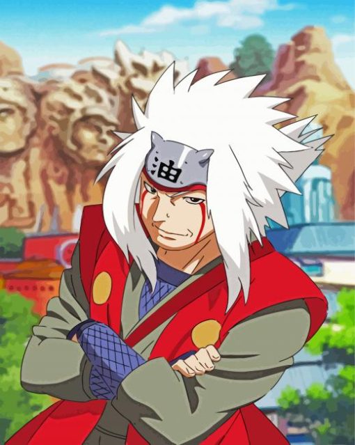 Jiraiya Manga Anime paint by numbers