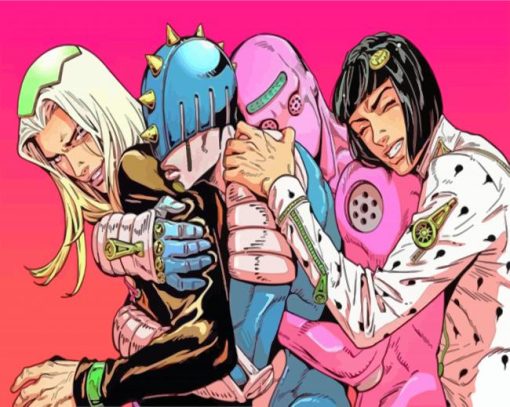 Jojo Bizarre Adventure paint by numbers