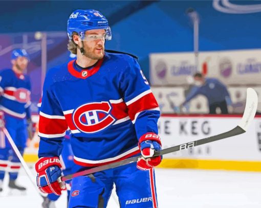Jonathan Drouin Habs paint byn umbers