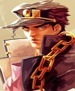 Jotaro Kujo Anime paint by numbers