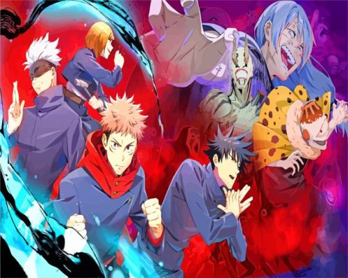Jujutsu Kaisen Japanese Anime paint by numbers