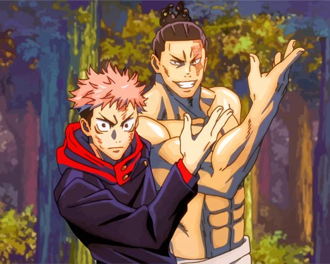 Jujutsu Kaisen Characters paint by numbers