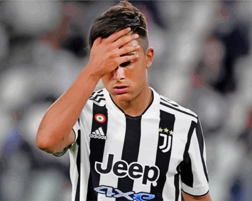 The Player Paulo Dybala paint by numbers