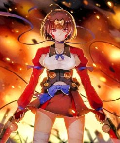 Kabaneri Of The Iron Fortress Character paint by numbers