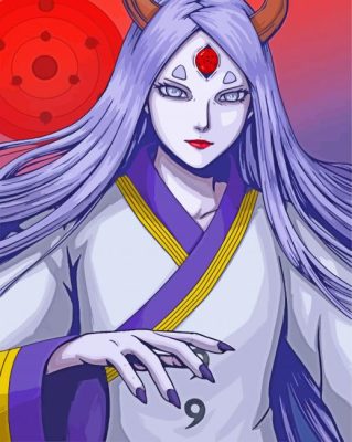 Naruto Kaguya Ōtsutsuki paint by numbers