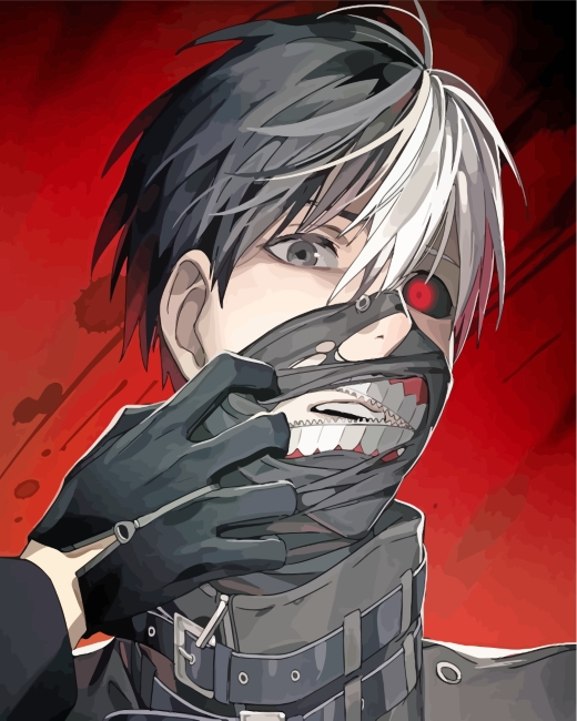 Tokyo Ghoul Anime paint by numbers