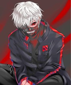 Kaneki Ken Character paint by numbers