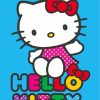 Cute Hello Kitty paint by numbers