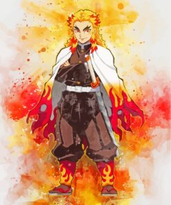 Kyojuro Rengoku Art paint by numbers