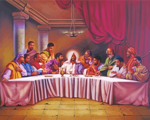 Last Supper Art paint by numbers