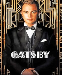 Leonardo DiCaprio Gatsby paint by numbers