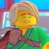 Lloyd Montgomery Garmadon paint by numbers