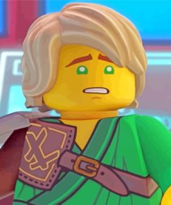 Lloyd Montgomery Garmadon paint by numbers