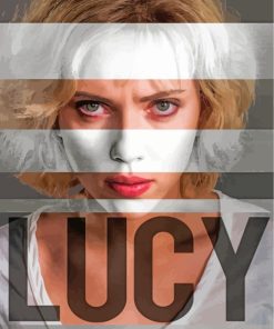 Lucy Movie Poster paint by numbers