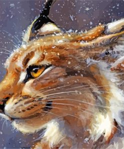 Lynx Wild Cat paint by numbers