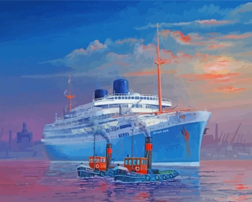 Aesthetic Marine Ship paint by numbers
