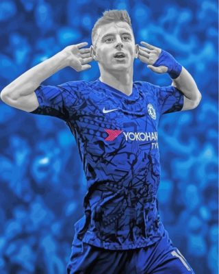 Professional Footballer Mason Mount paint by numbers