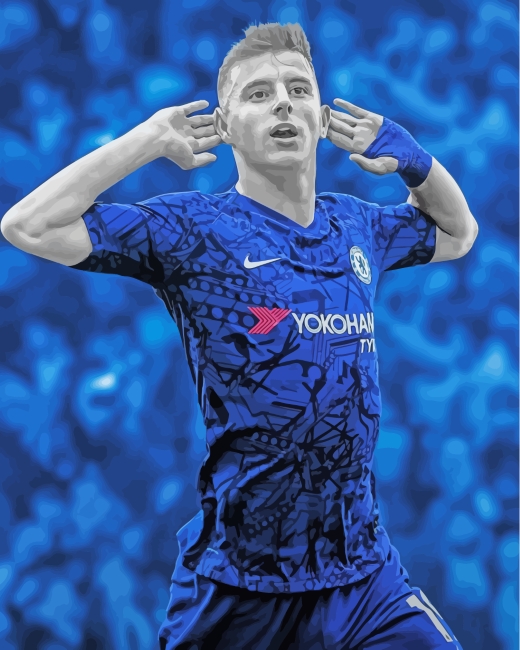 Professional Footballer Mason Mount paint by numbers