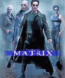 The Matrix Movie Poster paint by numbers