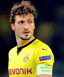 Mats Hummels Player paint by numbers