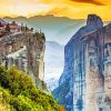 Aesthetic Meteora Greece paint by numbers