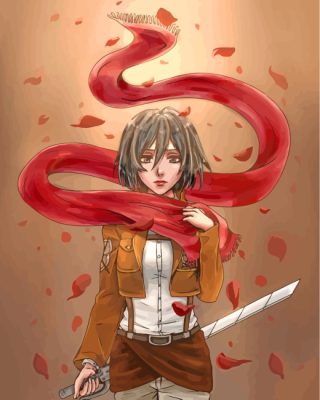 Mikasa Japanese Character paint by numbers