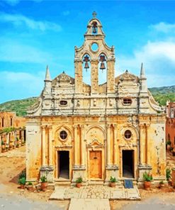 Aesthetic Monastery Of Arkadi paint by numbers