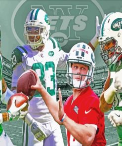 Players Of New York Jets paint by numbers