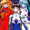 Neon Genesis Evangelion Anime paint by numbers