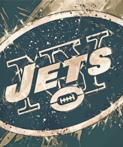 New York Jets Logo paint by numbers