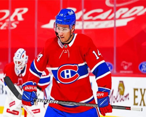 Nick Suzuki Habs paint by numbers