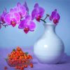 Orchid Still Life paint by numbers