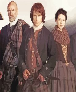 Outlander Movie Characters paint by numbers