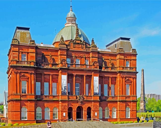 People's Palace Glasgow paint by numbers