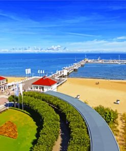 Pier In Sopot Poland paint by numbers