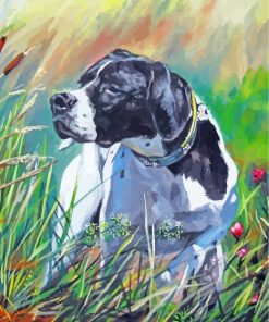 Pointer Dog Art paint by numbers