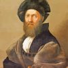 Portrait Of Baldassare Castiglione paint by numbers