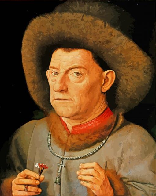Portrait Of A Man Carnation paint by numbers