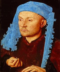 Portrait Of A Man With Blue Chaperon paint by numbers