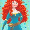 Cute Princess Merida paint by numbers