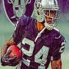 Las Vegas Raiders Player paint by numbers