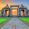 Ratu Boko Indonesia paint by numbers