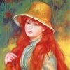 Redhead Young Girl paint by numbers