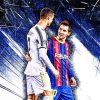 Messi And Ronaldo Classico paint by numbers