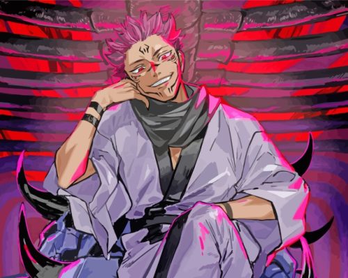 Jujutsu Kaisen paint by numbers