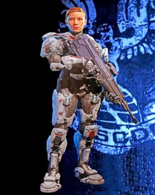 Sarah Palmers Halo paint by numbers