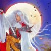 Sesshomaru Moonlight paint by numbers