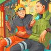 Shikamaru Nara And Naruto paint by numbers