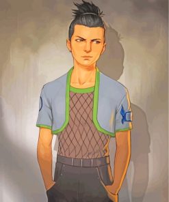 Shikamaru Nara Japanese Anime paint by numbers