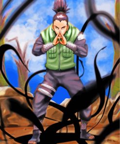 Japanese Shikamaru Nara paint by numbers